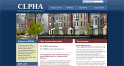 Desktop Screenshot of clpha.org
